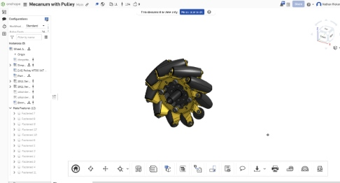 Mecanum with Pulley thumbnail