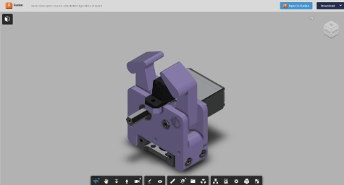 sane claw open source adaptation (go bilda mount) - AUTODESK FUSION thumbnail