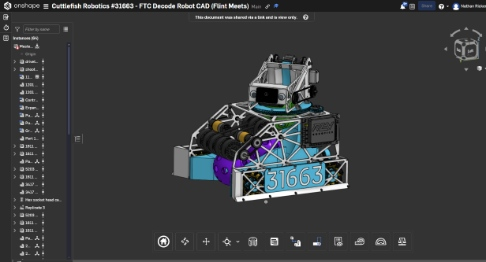 Cuttlefish Robotics #31663 - FTC Decode Robot CAD (Flint Meets) thumbnail