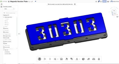 Magnetic Number Plate thumbnail